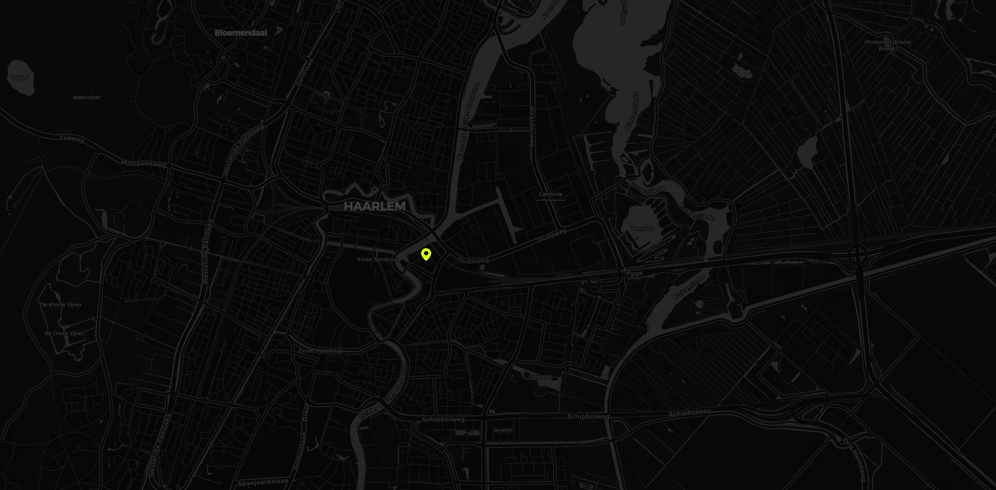 Map showing Digilize's office in Haarlem, Netherlands