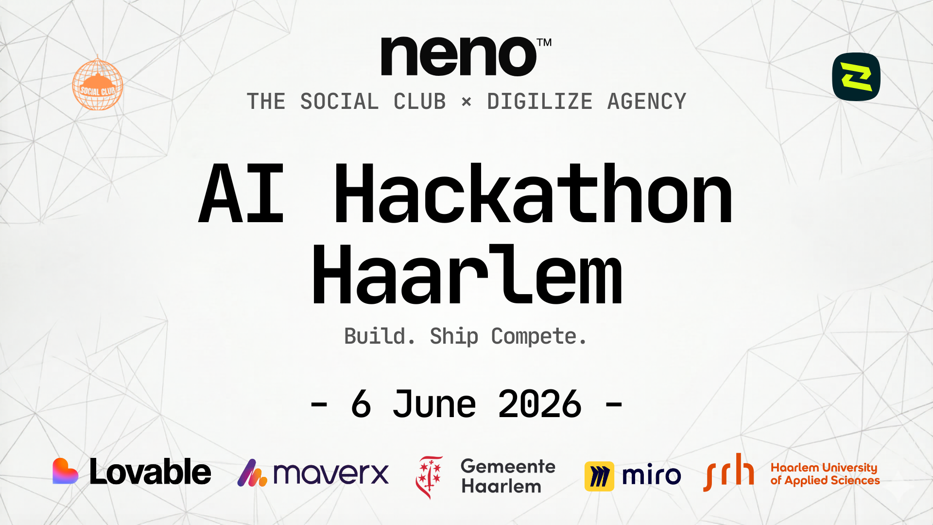 AI Hackathon Haarlem 2026 Poster